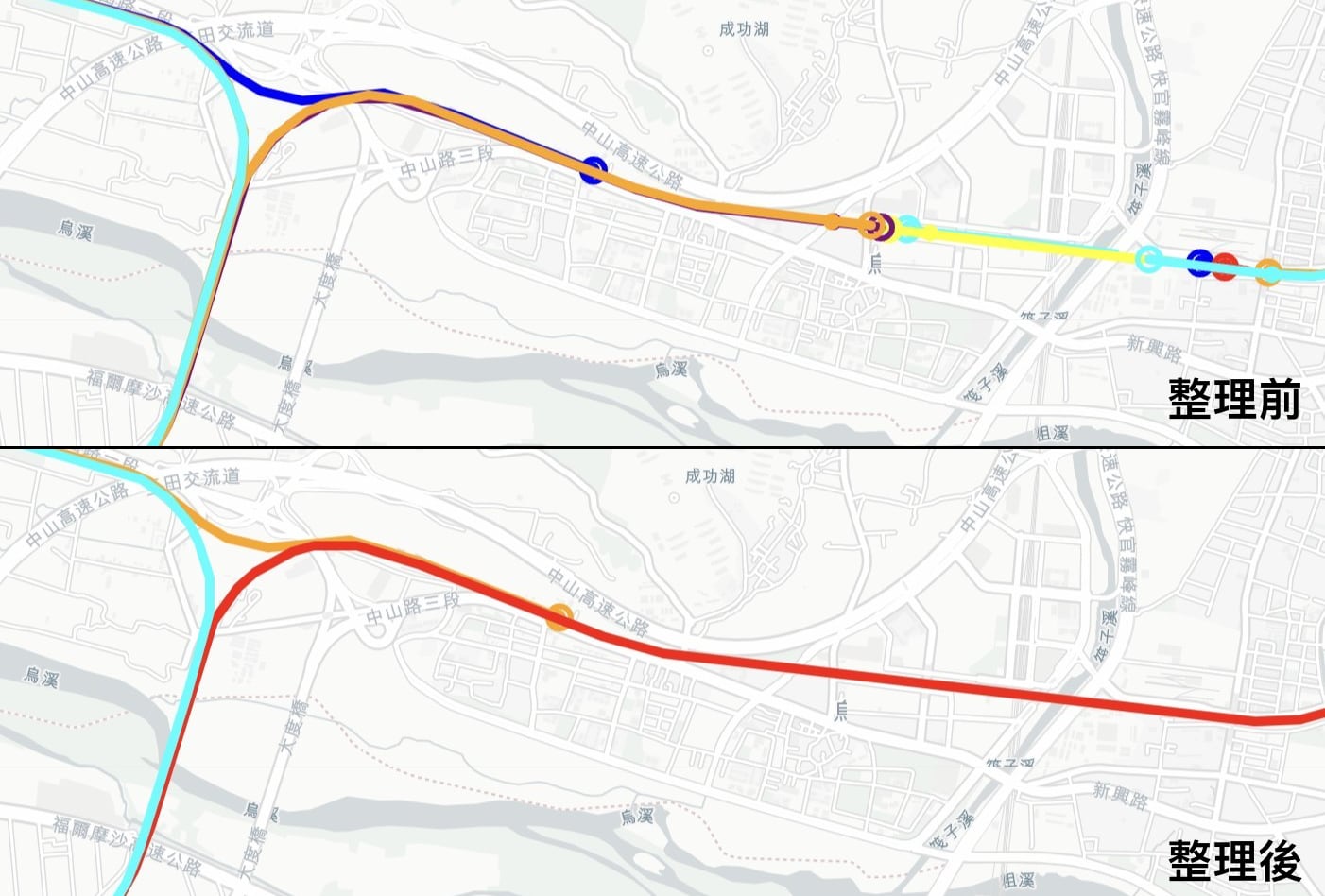 <台鐵線路複雜示意圖>